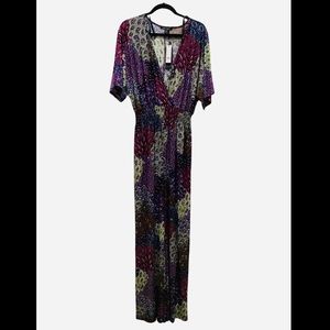 5th and Love Paisley PANT Jumpsuit Romper